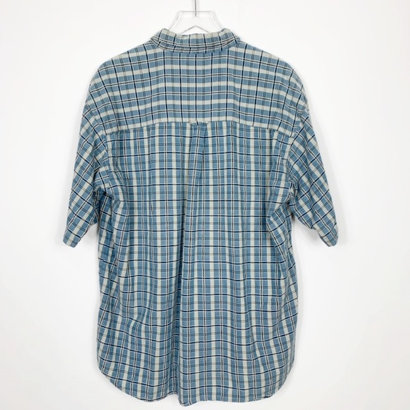 Columbia Plaid Short Sleeve Button Down Shirt - Picture 4 of 8